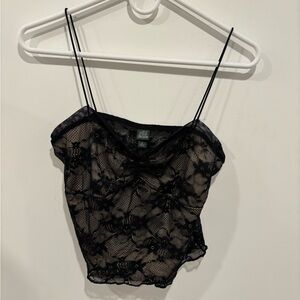 Wild Fable Black Lace Top